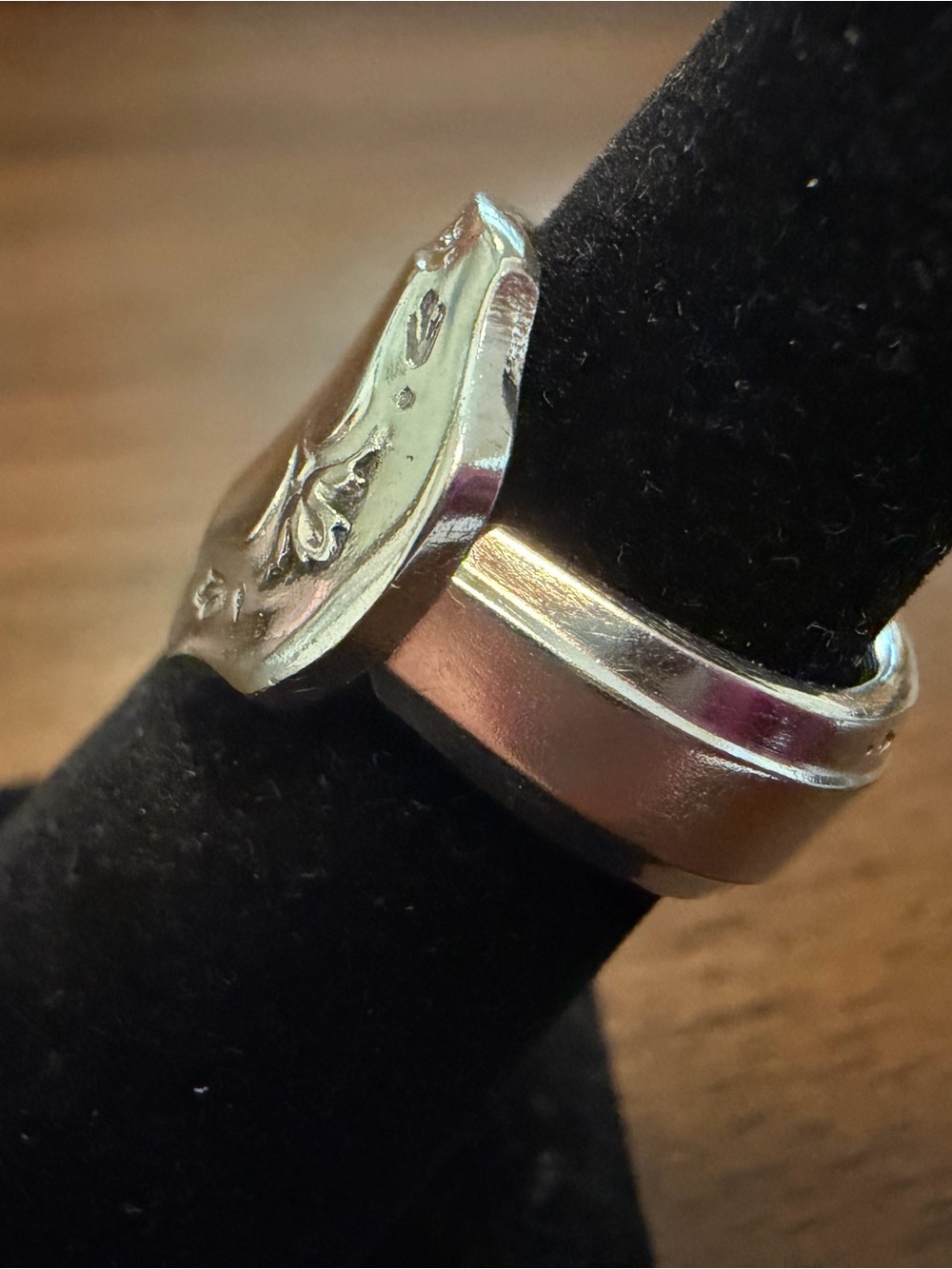Handmade Spoon Ring - Picture 3 of 11